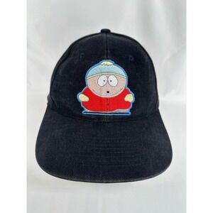 Comedy Central South Park Hat Men OSFA Black Vintage 1997 Cartman Baseball Cap